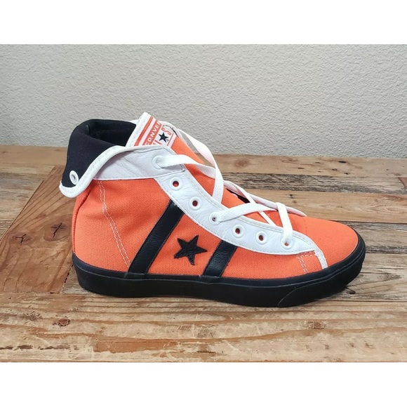 New Converse Street Hockey Reissue Kicks Shoes Men's-4.5 Women's 6 Orange RARE